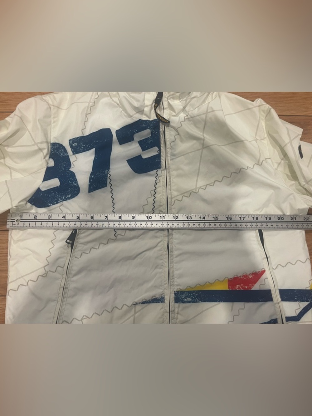 Paul & Shark Yachting Re-Sail Jacket Ltd Edition White Men’s Hooded Windbreaker - Picture 13 of 16